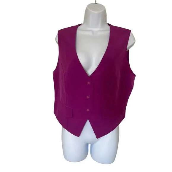 New York & Company Suiting Vest Size Medium NWT - Picture 2 of 6